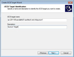Bild 2. Bezeichnung des iSCSI-Targets, Quelle: Savill