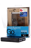 Die Freeagent Go 1TB wird mit einer Verwaltungs-Software für Backup und Verschlüsselung geliefert (Bild: speicherguide.de).