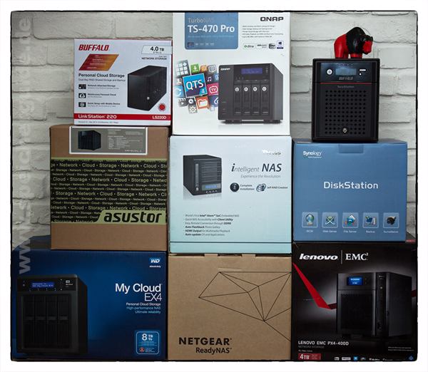 Testfeld 4-Bay-NAS-Systeme