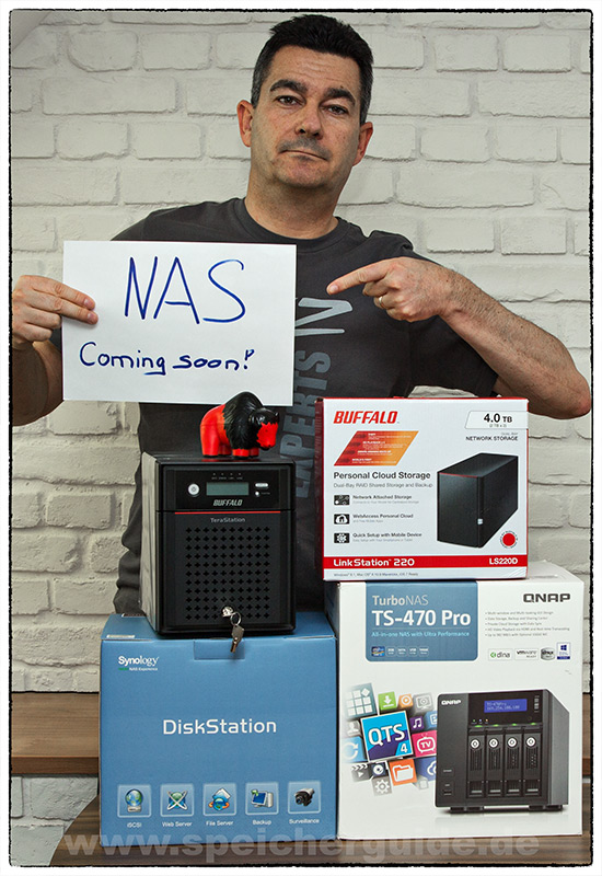 Bald im Test: NAS-Systeme mit 4 Bay, USB 3.0 und Cloud-Funktion.
