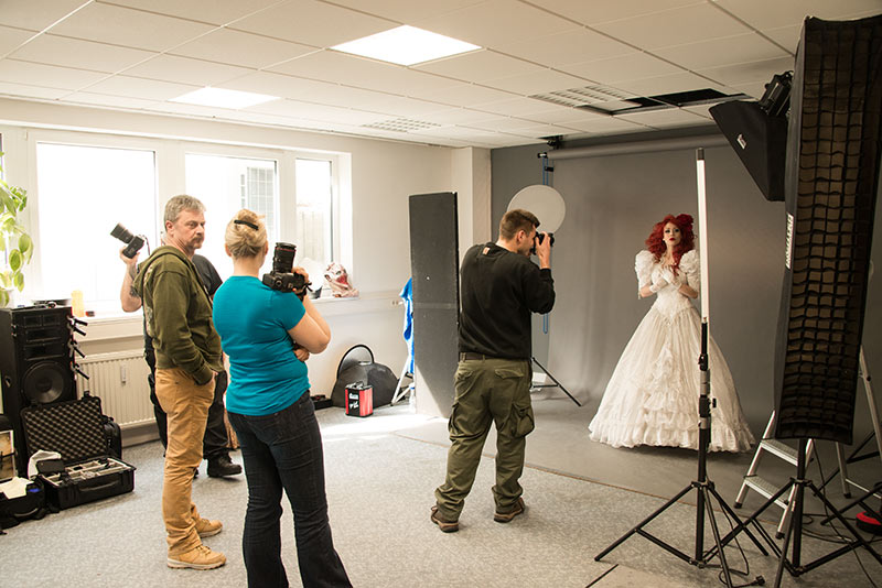 Impressionen vom Fotoworkshop mit Stefan Gesell und Ophelia Overdose.