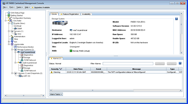 HP »P4000 VSA«