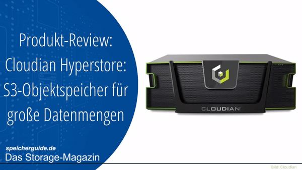 Cloudian Hyperstore: S3-Objektspeicher für große Datenmengen