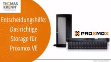 Entscheidungshilfe: Das richtige Storage für Proxmox VE