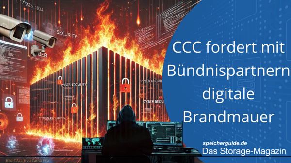 CCC fordert mit Bündnispartnern digitale Brandmauer