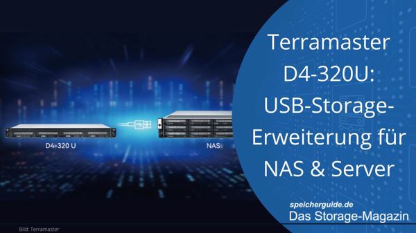 Terramaster D4-320U: USB-Storage-Erweiterung für NAS & Server