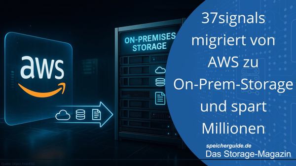 37signals migriert von AWS zu On-Prem-Storage und spart Millionen