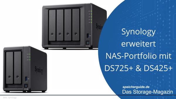 Synology erweitert NAS-Portfolio mit DS725+ und DS425+
