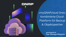 MyQnapcloud One: Kombinierte Cloud-Plattform für Backup & Object