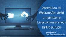 Datenklau III: Wetransfer zieht Lizenzklausel nach Kritik zurück