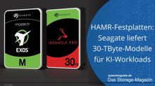 HAMR-HDDs: Seagate liefert 30-TByte-Modelle für KI-Workloads