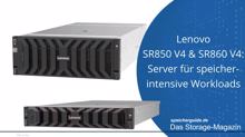 Lenovo SR850 V4/SR860 V4: Server für speicherintensive Workloads
