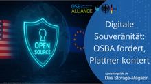Digitale Souveränität: OSBA fordert, Plattner kontert