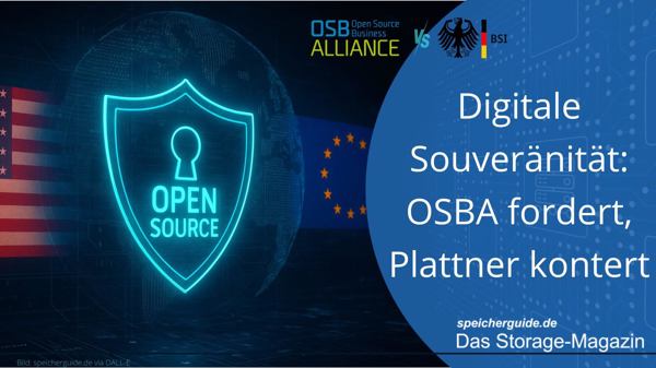 Digitale Souveränität: OSBA fordert, Plattner kontert