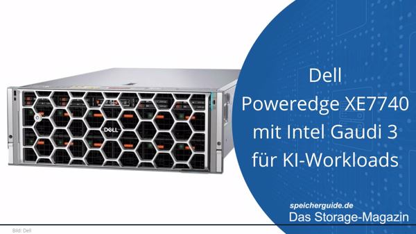 Dell Poweredge XE7740 mit Intel Gaudi 3 für KI-Workloads