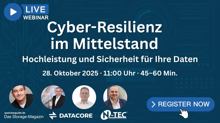 Cyber-Resilienz: Hochleistung und Sicherheit im Mittelstand