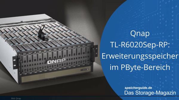 Qnap TL-R6020Sep-RP: Erweiterungsspeicher im PByte-Bereich