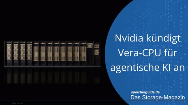 Nvidia kündigt Vera-CPU für agentische KI an