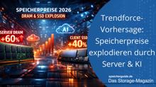 Trendforce-Prognose: Speicherpreise explodieren durch KI-Server