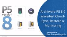 Archiware P5 8.0 erweitert Cloud-Sync, Restore & Monitoring