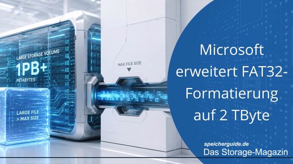 Microsoft erweitert FAT32-Formatierung auf 2 TByte