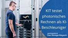 KIT testet photonisches Rechnen als KI-Beschleuniger