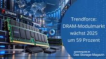 Trendforce: DRAM-Modulmarkt wächst 2025 um 59 Prozent