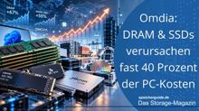 Omdia: DRAM und SSDs verursachen fast 40 Prozent der PC-Kosten