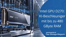 Intel D270: KI-Beschleuniger mit bis zu 480 GByte RAM