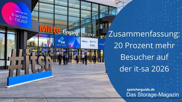 Zusammenfassung: 20 Prozent mehr Besucher auf der it-sa 2026