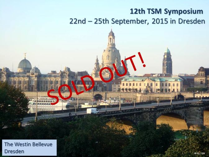 »TSM Symposium 2105« in Dresden war ausgebucht (Bild: GSE-Website, Peter Groth)