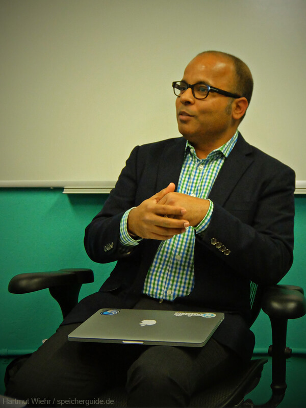 Bipul Sinha, einer der Gründer und CEO von Rubrik (Bild: Hartmut Wiehr)