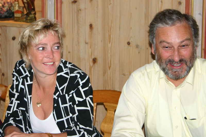 Edith mit unserem Berti Hörmannsdorfer.