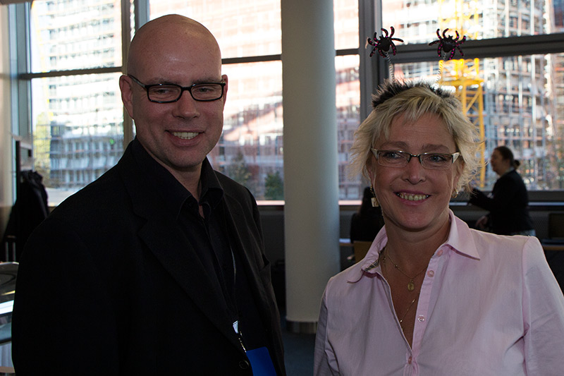 SNW 2012: Unser letztes Foto von Edith (hier mit Thilo Christ).